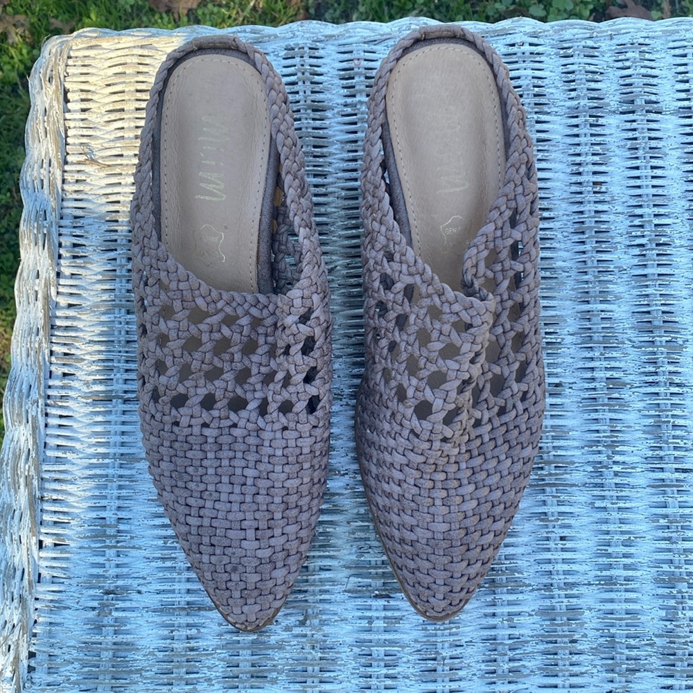 Genuine leather MiMi size 6 six shoes